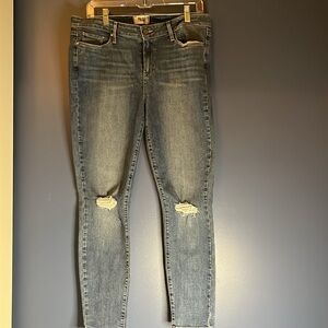 Paige jeans denim 32 waist, Verdugo Ankle, cotton/poly/elastane blend easy care